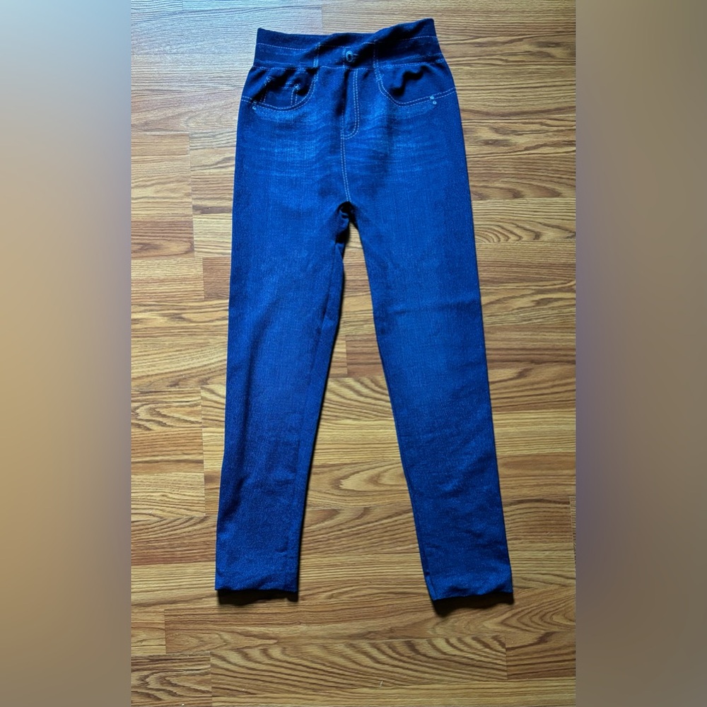 Jean print leggings